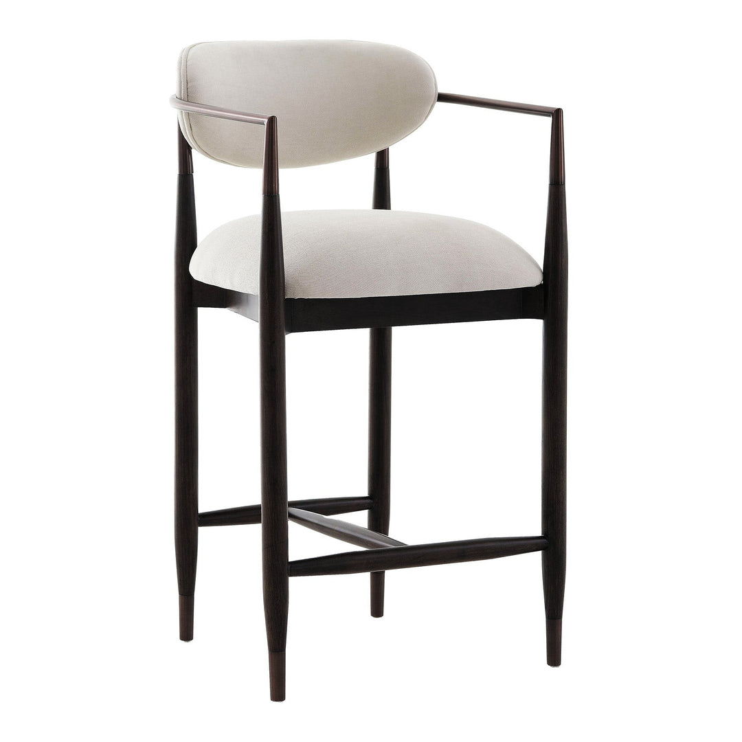Soho Counter Stool - Walnut & Bronze Keiichi 2