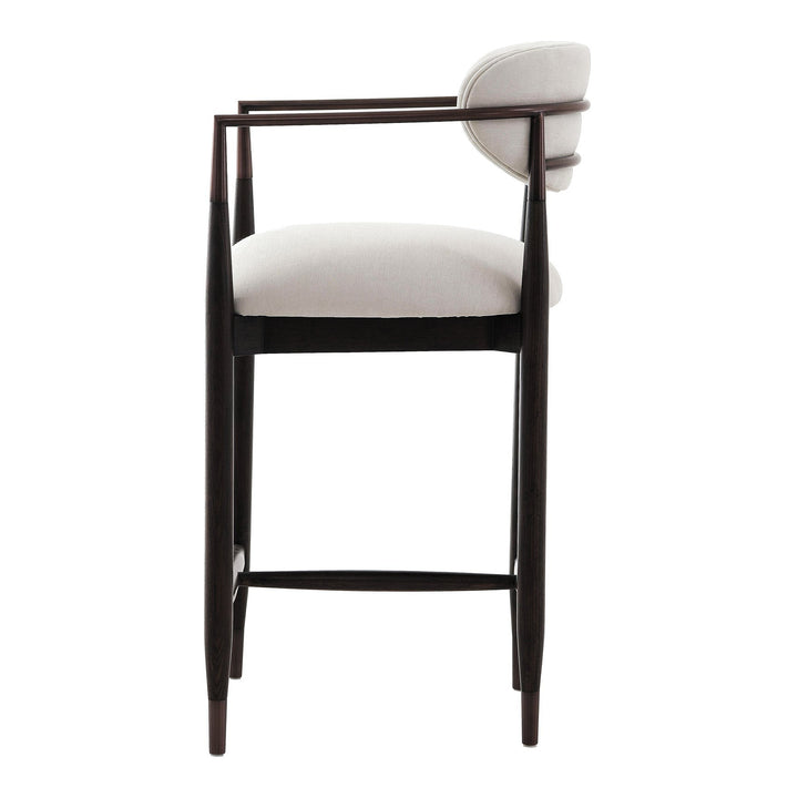 Soho Counter Stool - Walnut & Bronze Keiichi 4