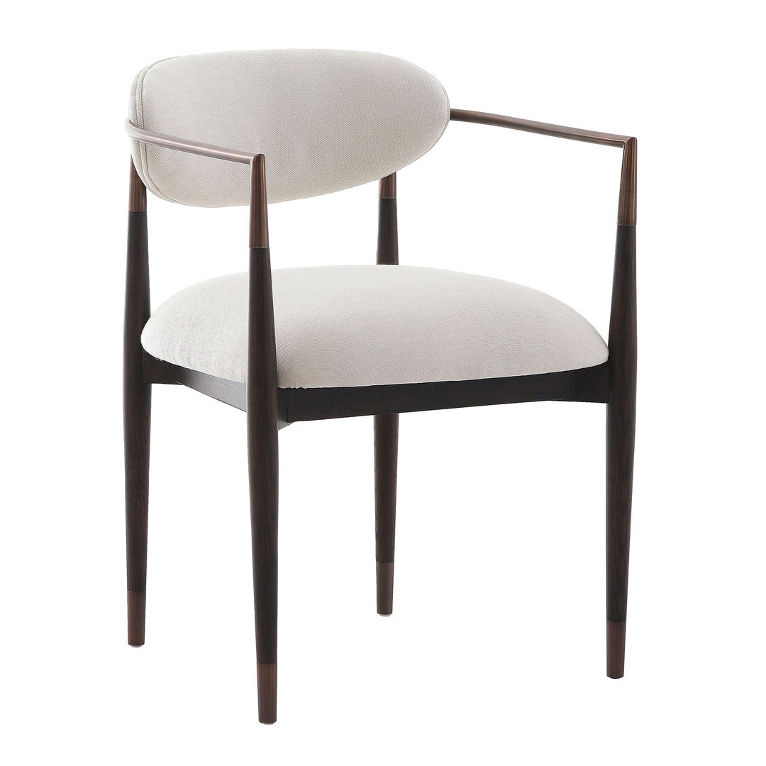Soho Dining Chair - Walnut & Bronze Keiichi 3
