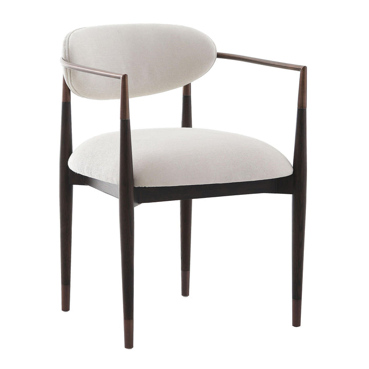 Soho Dining Chair - Walnut & Bronze Keiichi 3