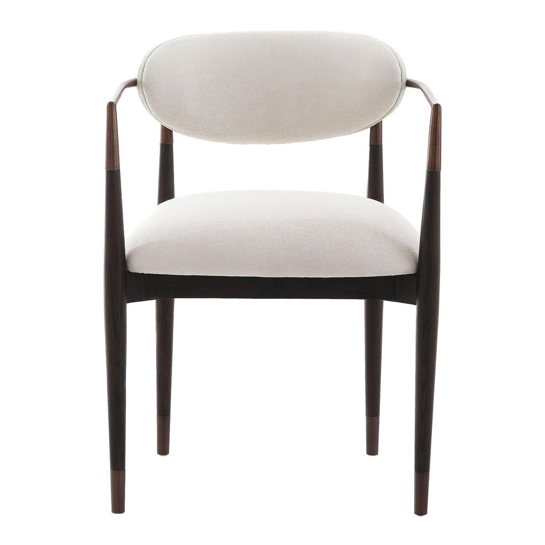 Soho Dining Chair - Walnut & Bronze Keiichi 1