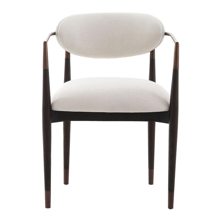 Soho Dining Chair - Walnut & Bronze Keiichi 1