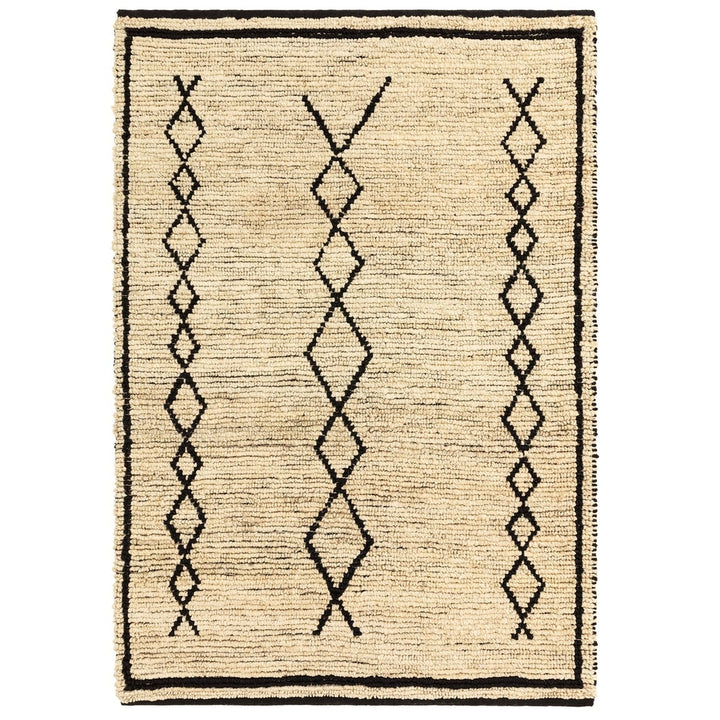 Souk Rug - Bleach & Black