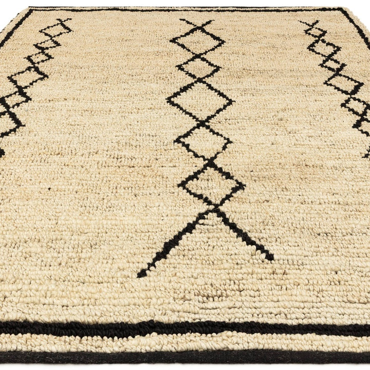 Souk Rug - Bleach & Black