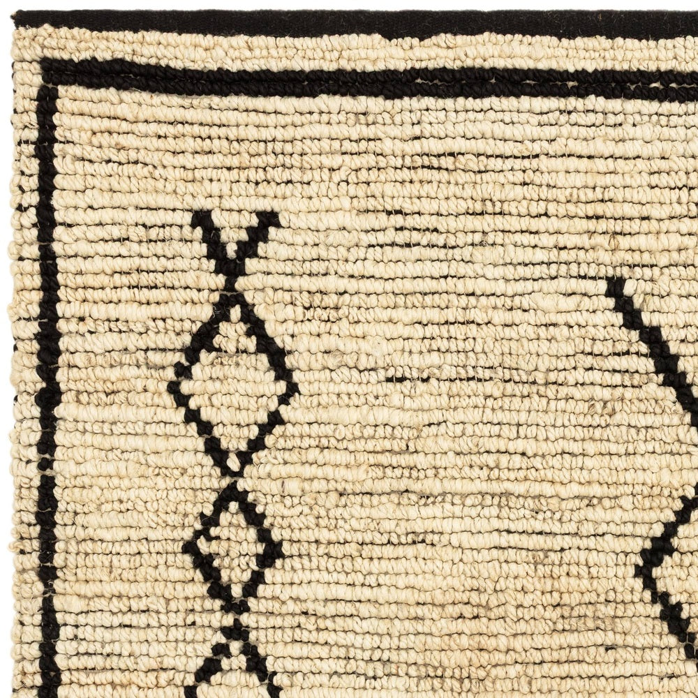Souk Rug - Bleach & Black