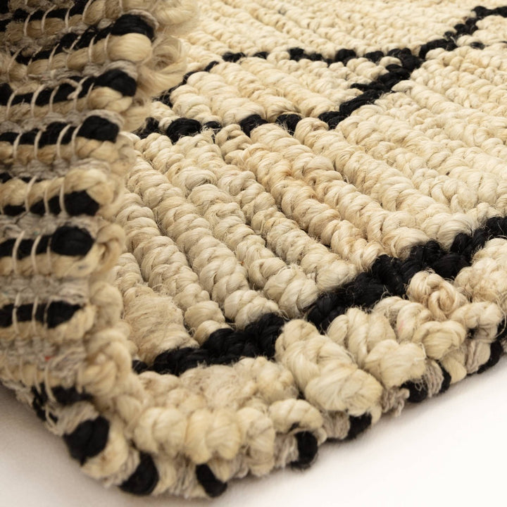 Souk Rug - Bleach & Black
