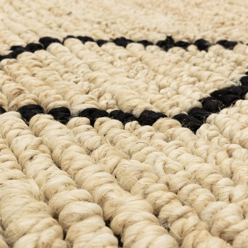 Souk Rug - Bleach & Black
