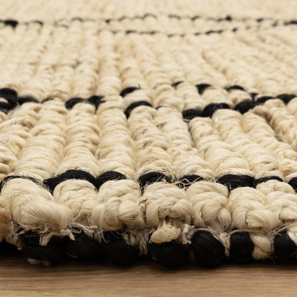 Souk Rug - Bleach & Black