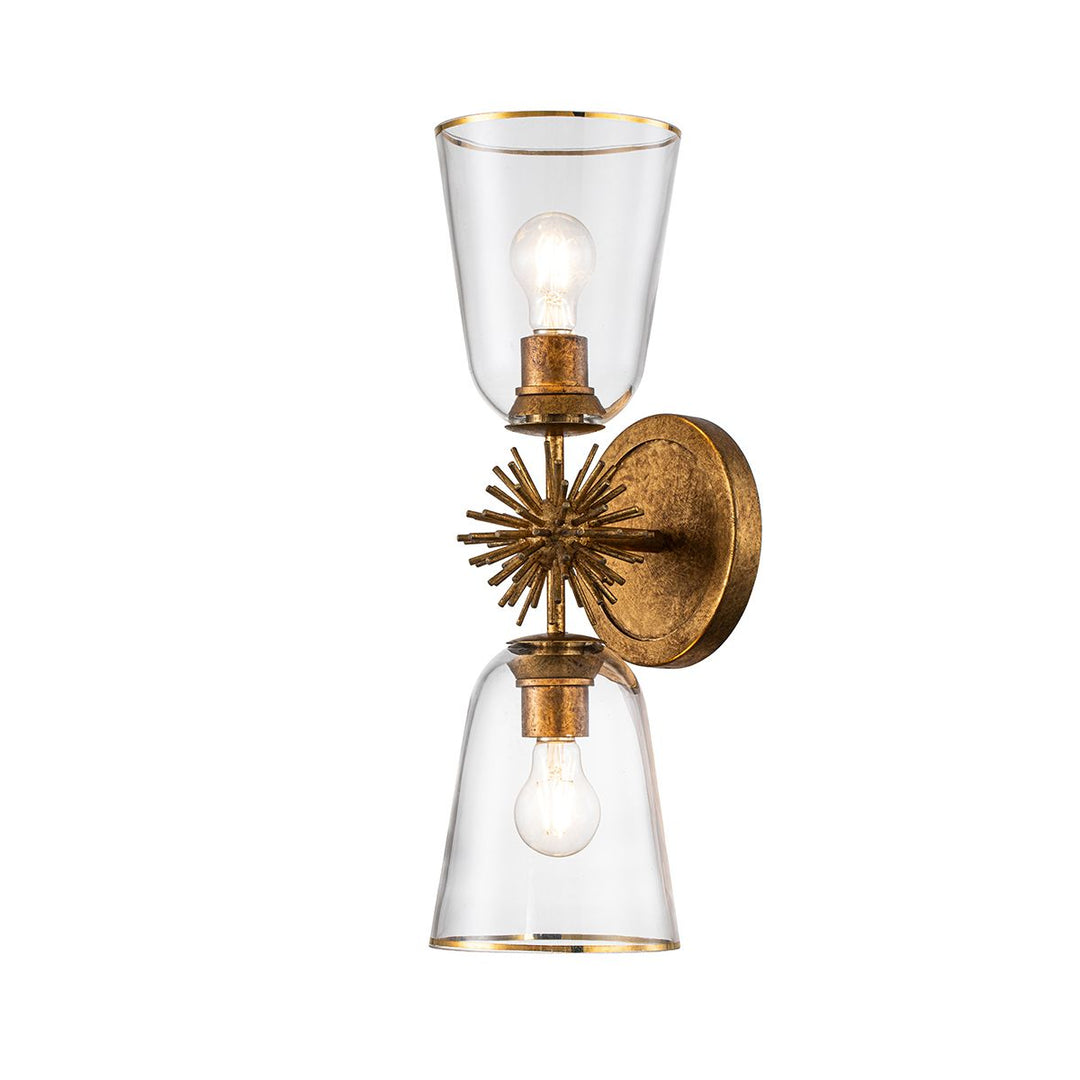 Staring Wall Light - Distressed Gold