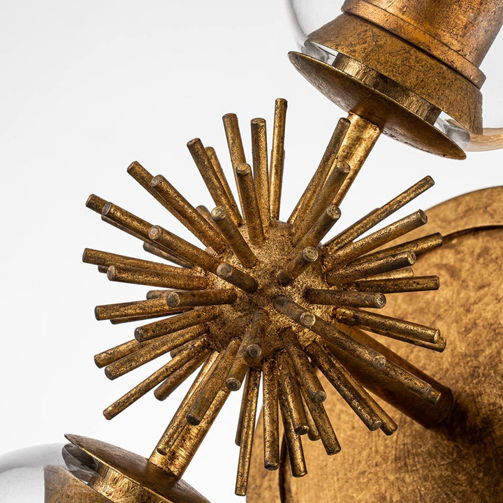 Staring Wall Light - Distressed Gold