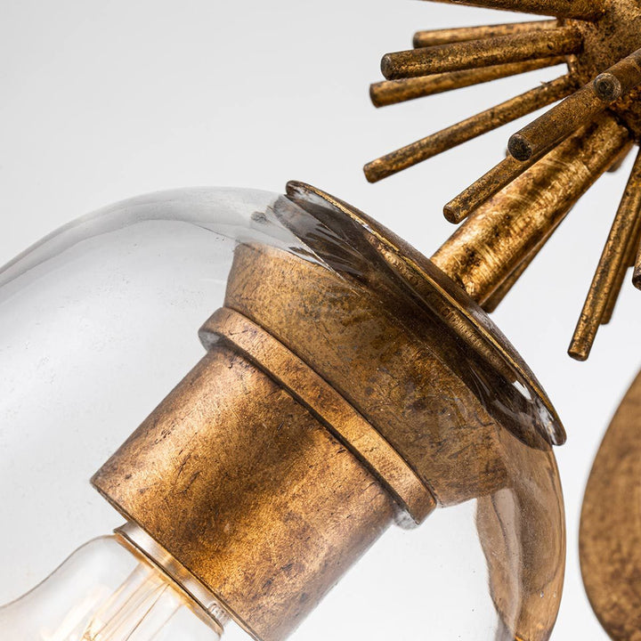 Staring Wall Light - Distressed Gold