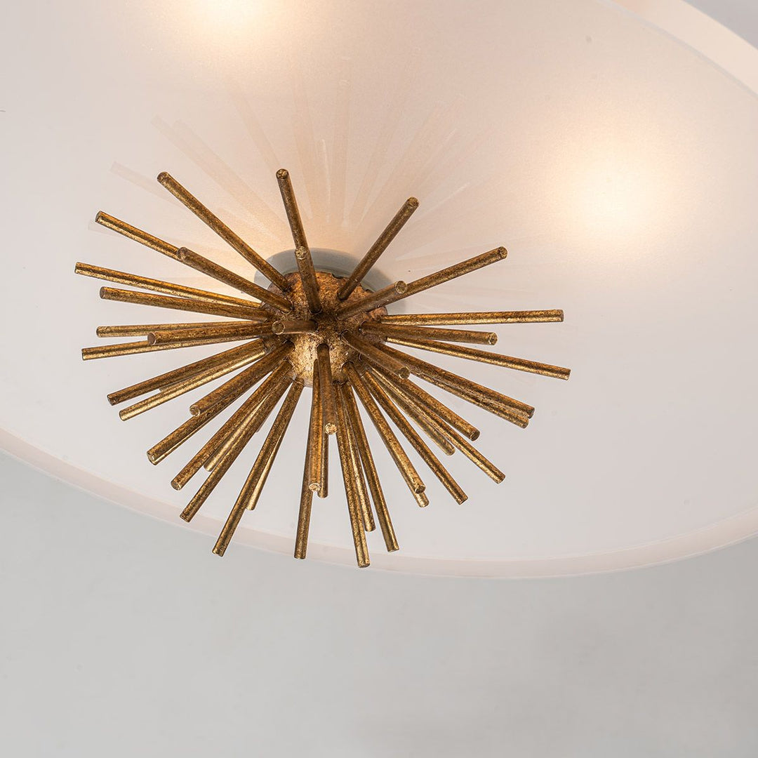 Staring Pendant Light - Distressed Gold