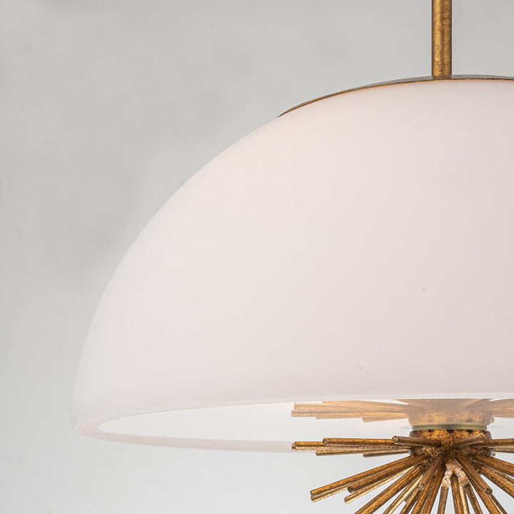 Staring Pendant Light - Distressed Gold