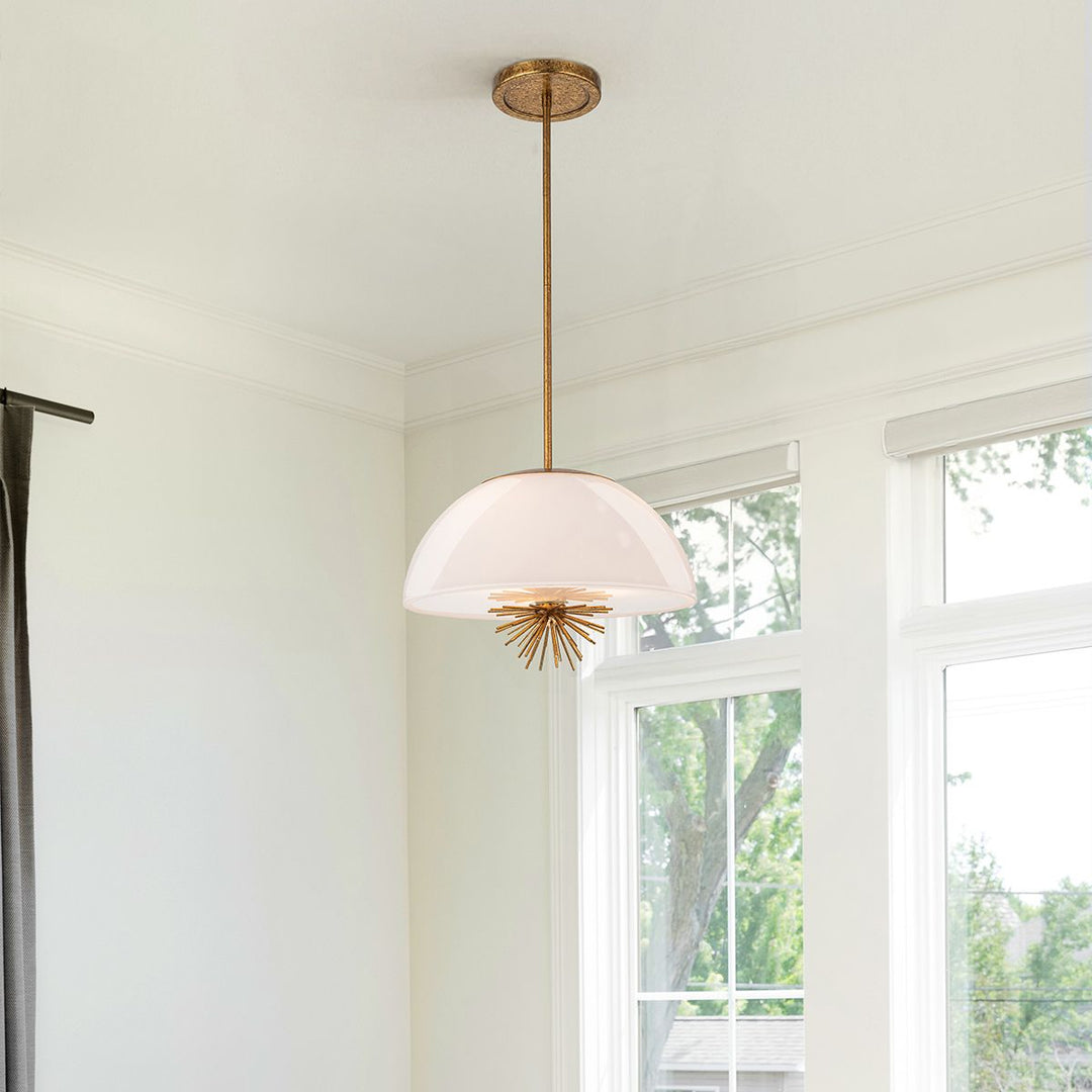 Staring Pendant Light - Distressed Gold