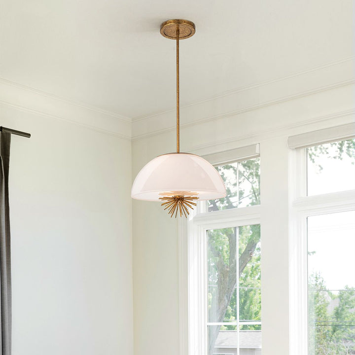 Staring Pendant Light - Distressed Gold