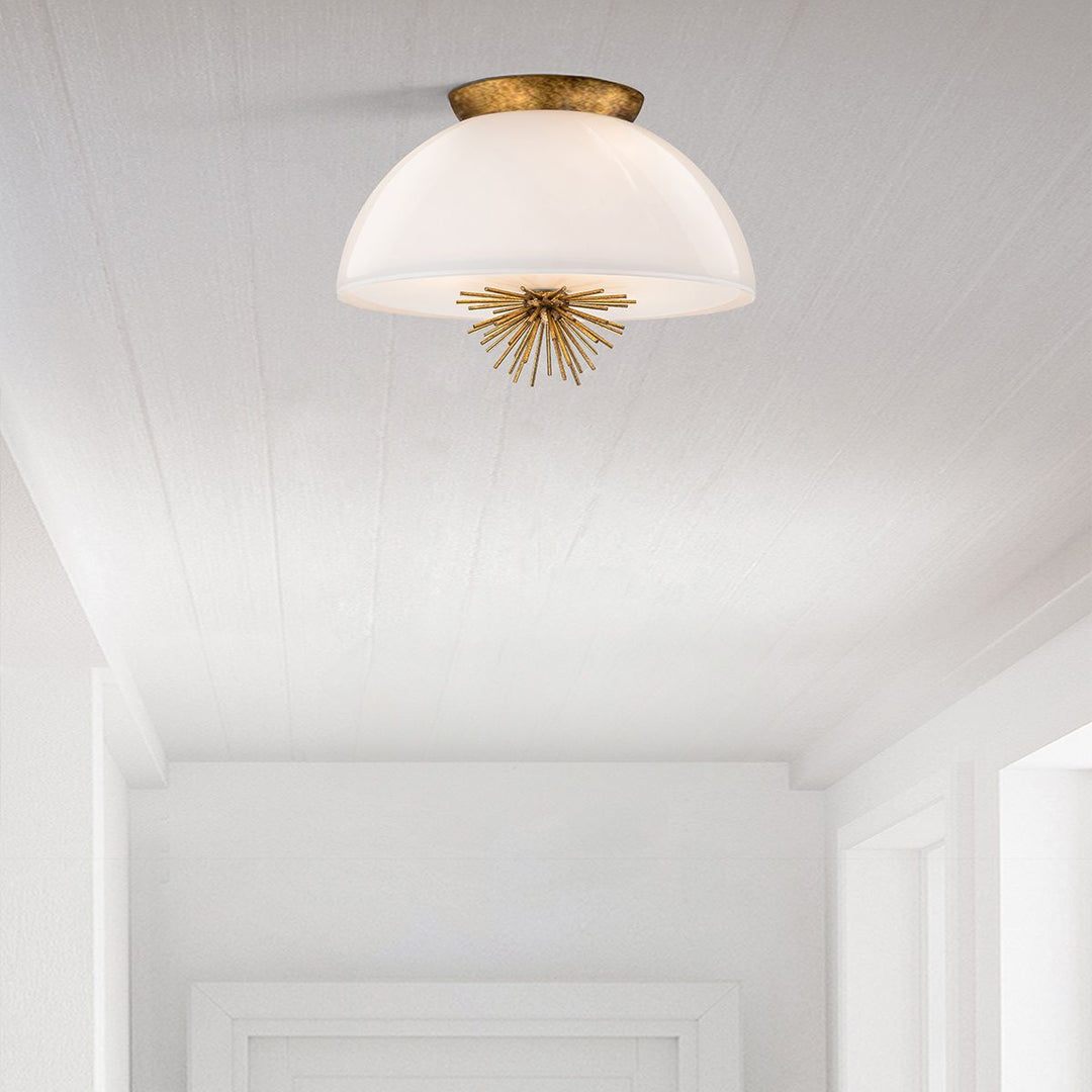 Staring Pendant Light - Distressed Gold