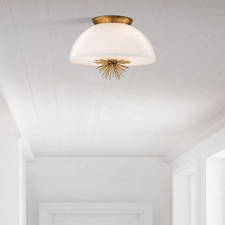 Staring Pendant Light - Distressed Gold