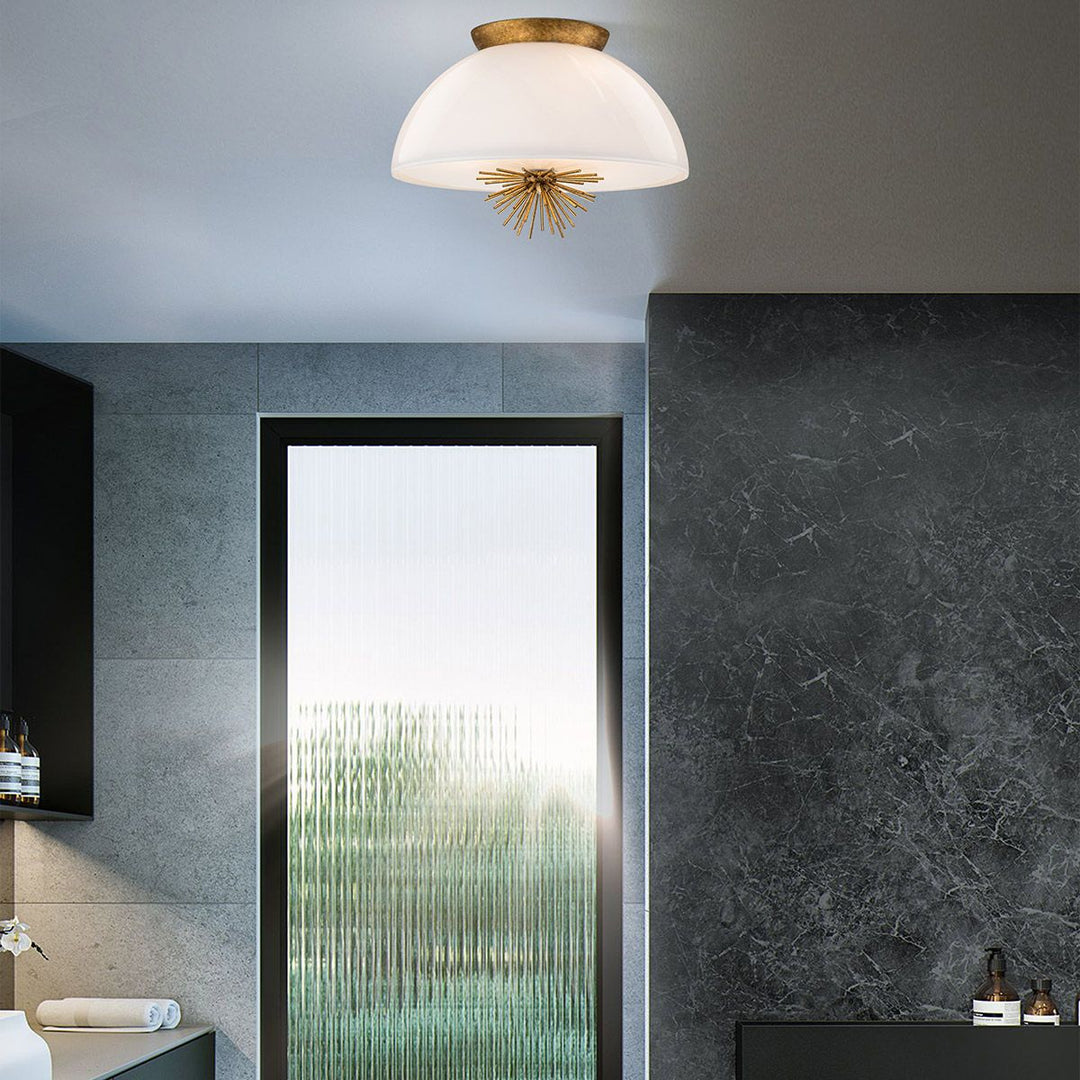 Staring Pendant Light - Distressed Gold