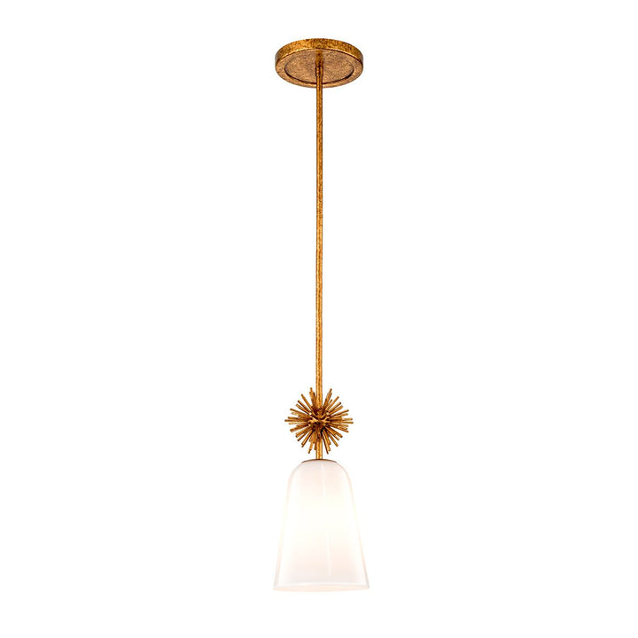 Staring Opal Pendant Light - Distressed Gold