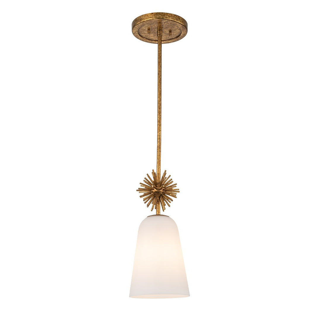 Staring Opal Pendant Light - Distressed Gold