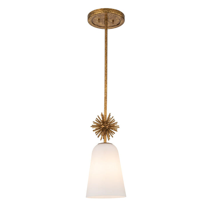 Staring Opal Pendant Light - Distressed Gold