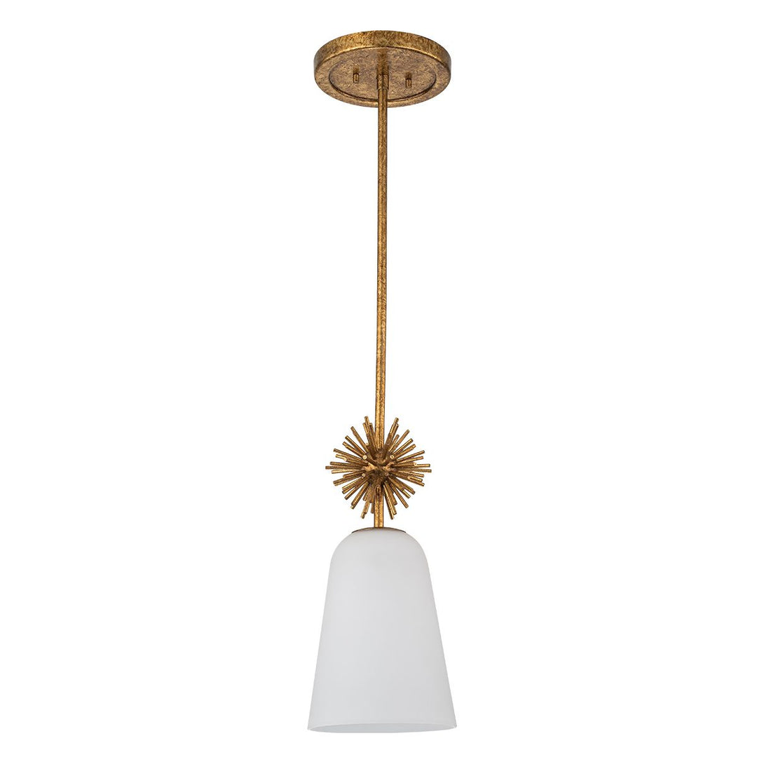 Staring Opal Pendant Light - Distressed Gold