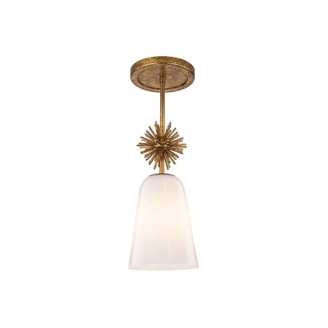 Staring Opal Pendant Light - Distressed Gold