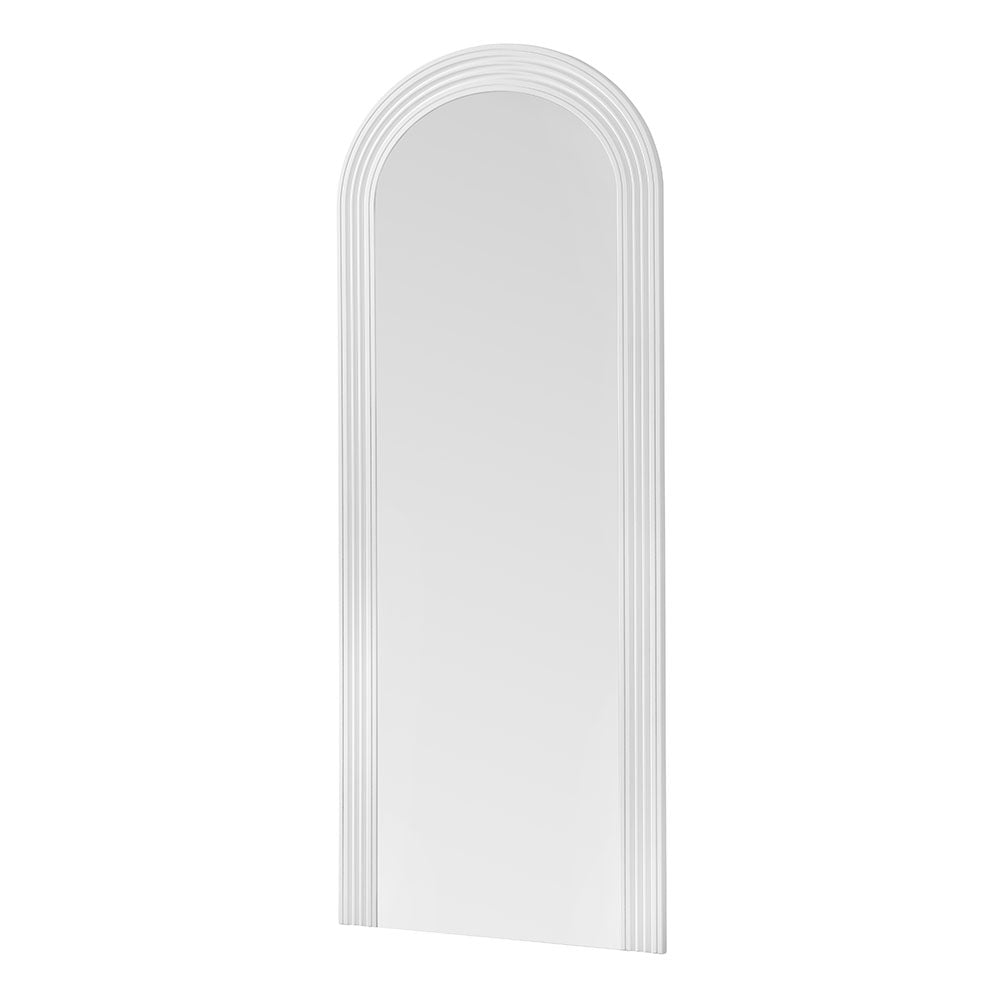  Yearn Mirrors-Olivia's Atlas Arch Full Length Mirror in White-White 445 