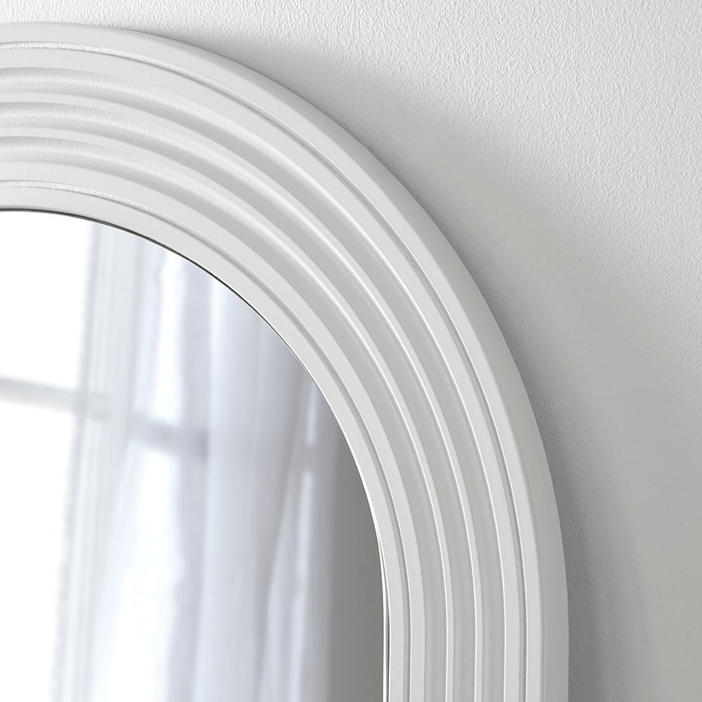  Yearn Mirrors-Olivia's Atlas Arch Full Length Mirror in White-White 213 