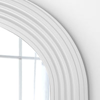 Olivia's Atlas Mantle Wall Mirror in White