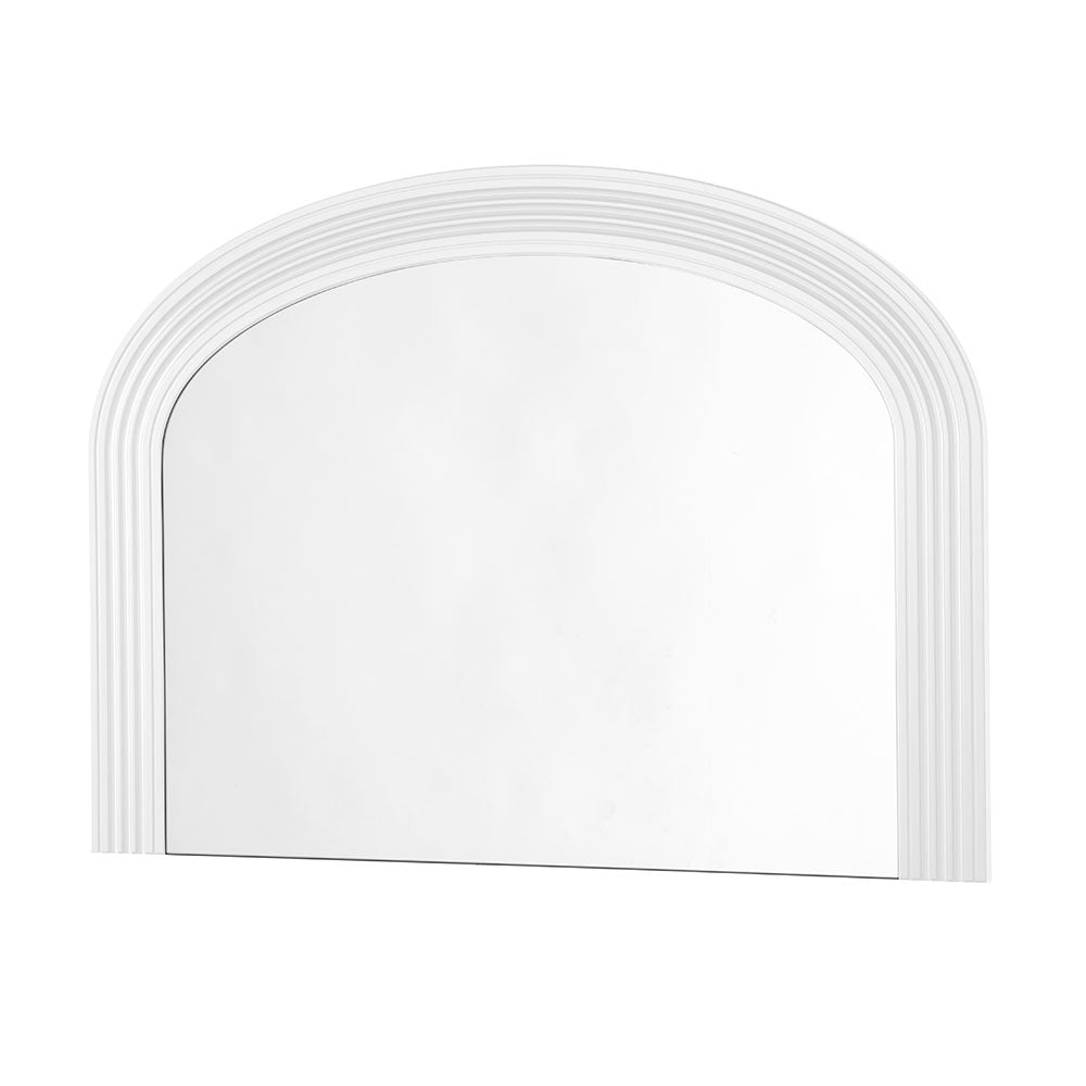 Olivia's Atlas Mantle Wall Mirror in White