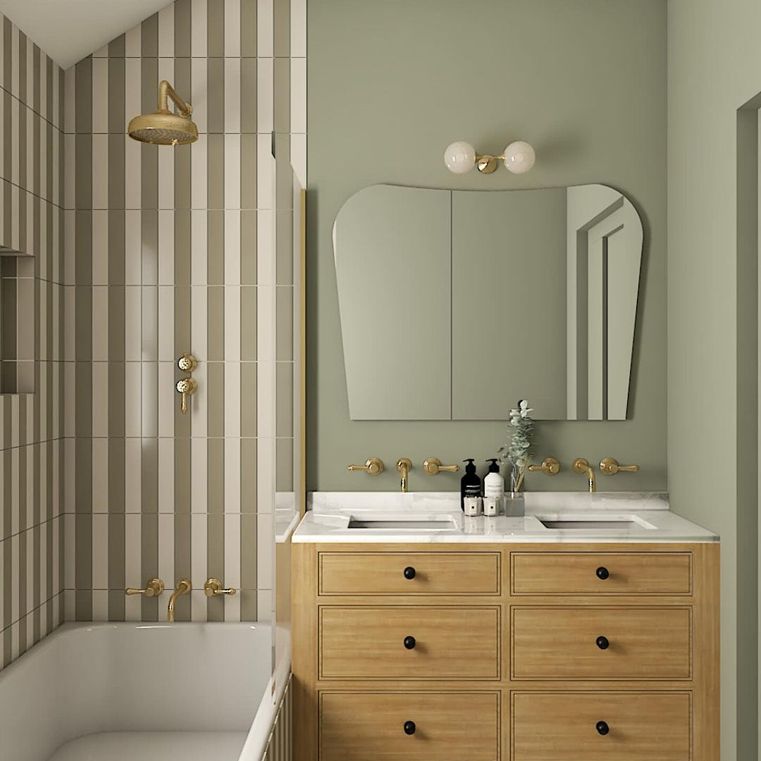 Irregular Wall Mirror 106x78cm - Gold Yearn Mirrors 1