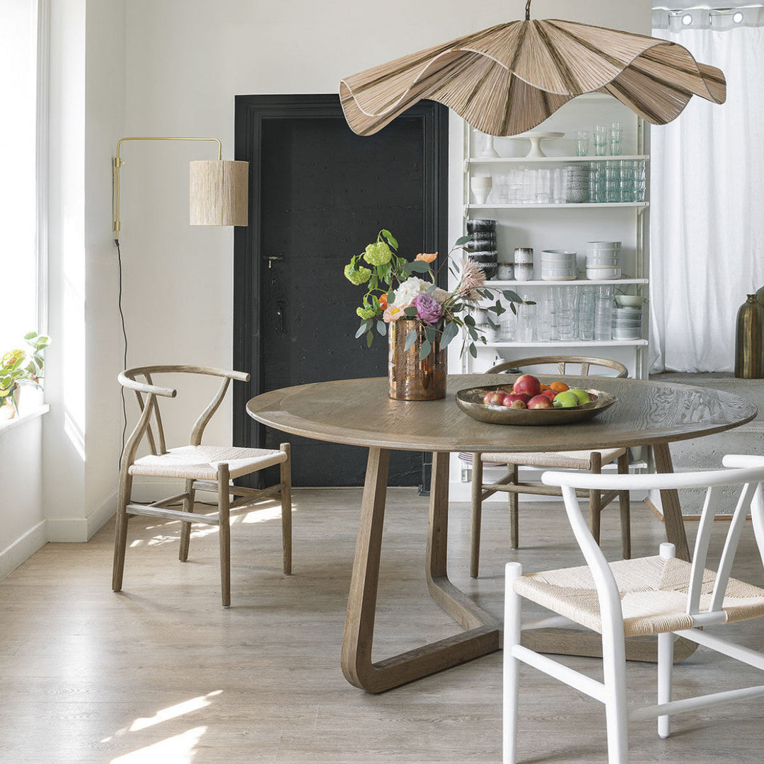 Maxine Round Dining Table - Natural Oak