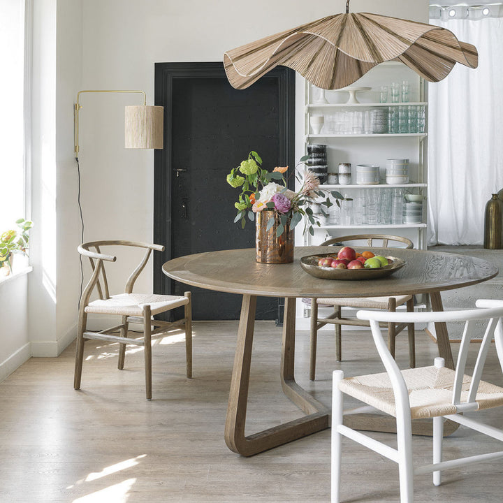 Maxine Round Dining Table - Natural Oak