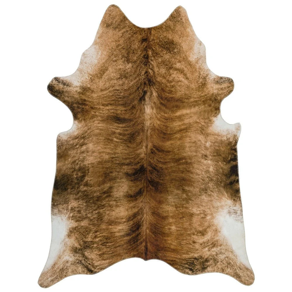 Asiatic Carpets Texas Faux Cowhide Chromajet Print Rug Brown - 190 x 240cm