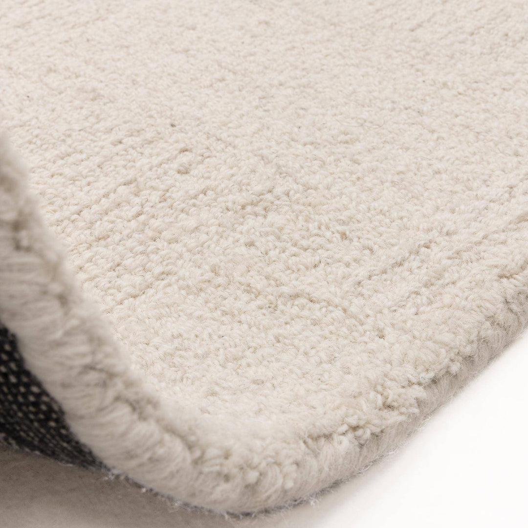 Theodore Hatch Rug - White & Sand