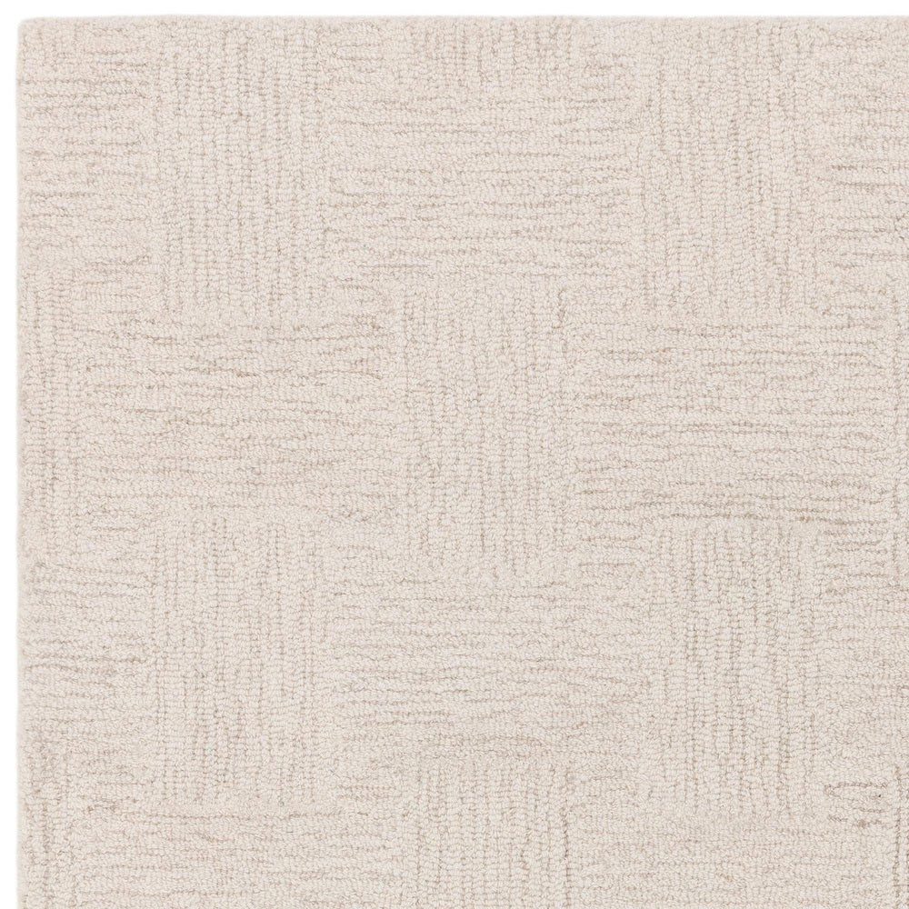 Theodore Hatch Rug - White & Sand