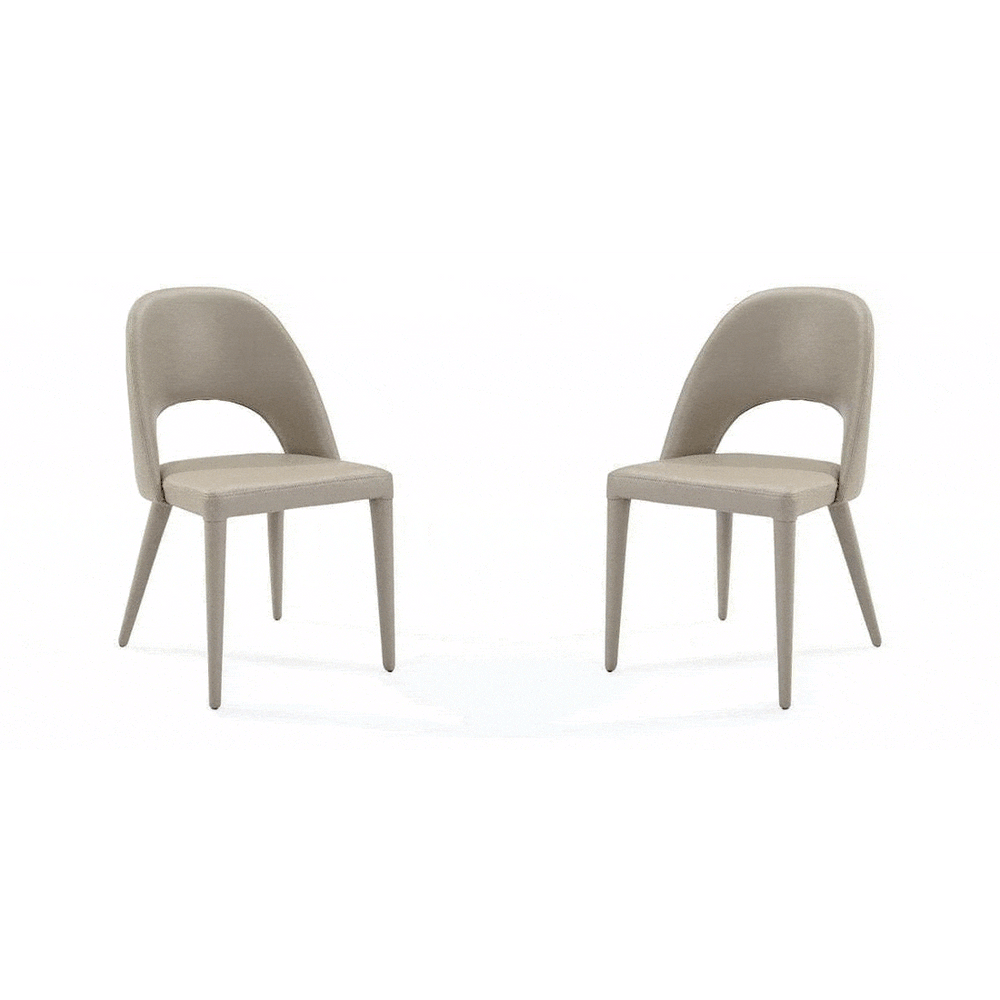 Van Set of 2 Dining Chairs - Dark Marble Tommy Franks 2