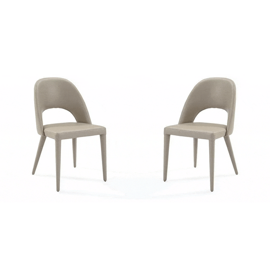 Van Set of 2 Dining Chairs - Dark Marble Tommy Franks 2