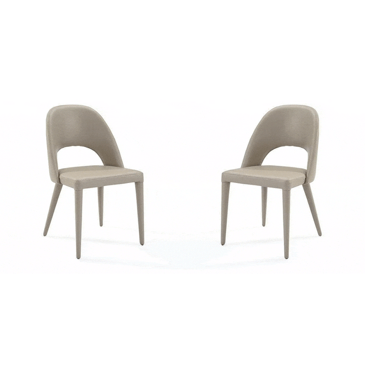Van Set of 2 Dining Chairs - Dark Marble Tommy Franks 2