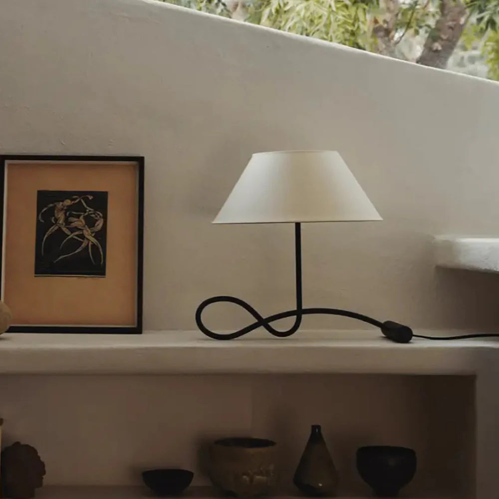 Alameda 2 Light Table Lamp - Forged Iron