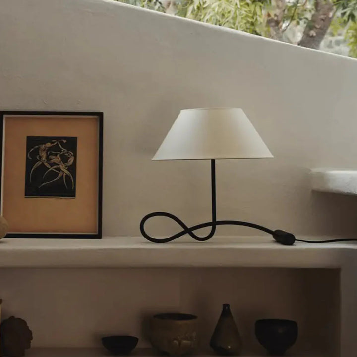 Alameda 2 Light Table Lamp - Forged Iron