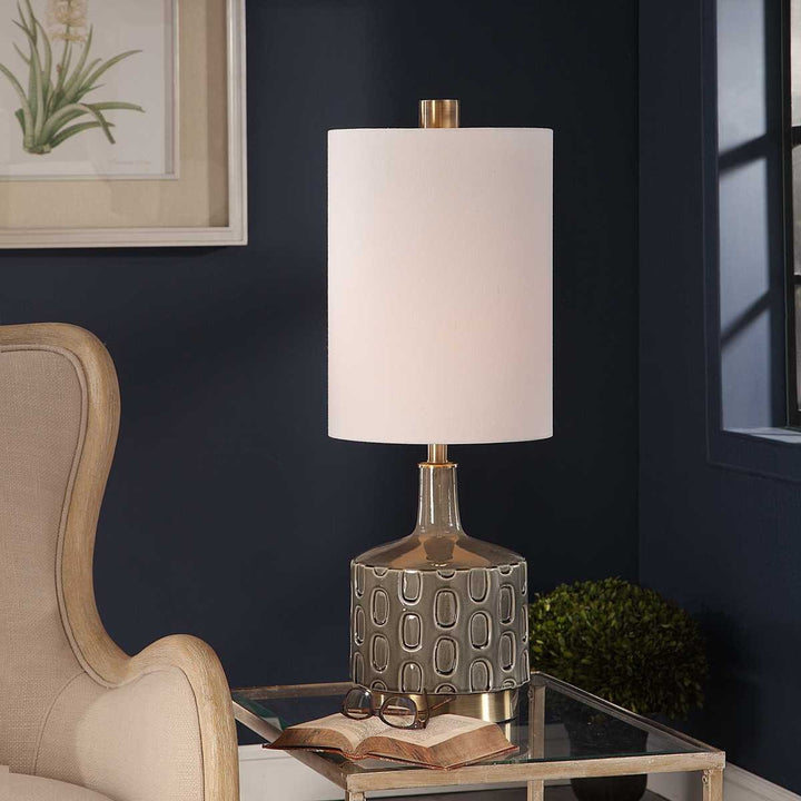 Darrin Grey Table Lamp