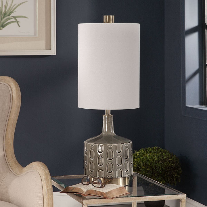 Darrin Grey Table Lamp