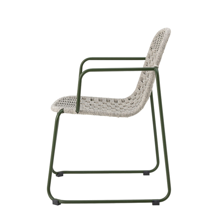 Calana Set of 2 Outdoor Dining Chairs - Green