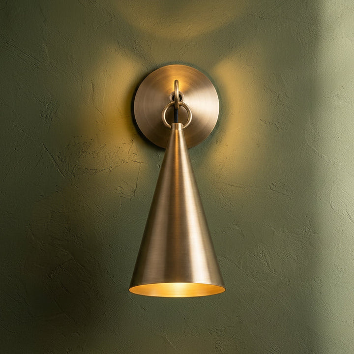 Midvale 1 Light Wall Sconce - Patina Brass