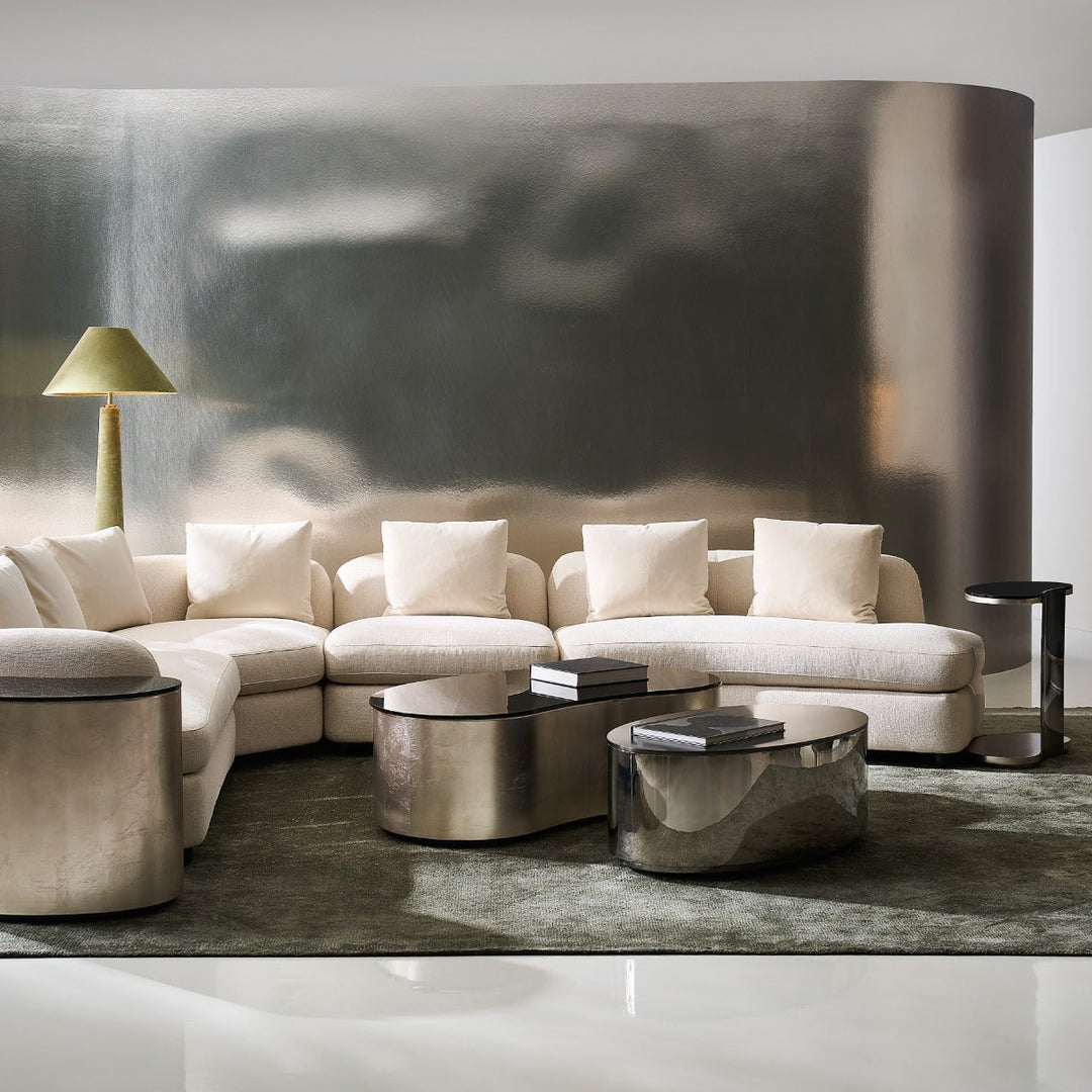 Adele Oval Coffee Table Caracole 2