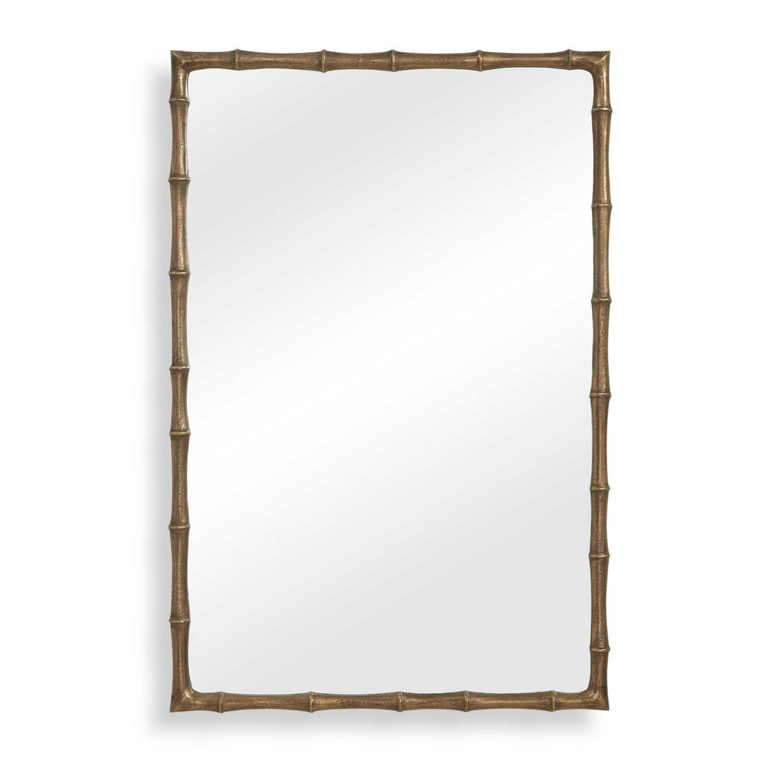 Brass Bamboo Rectangle Mirror