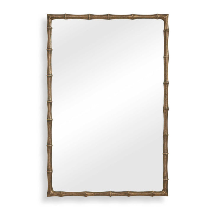 Brass Bamboo Rectangle Mirror