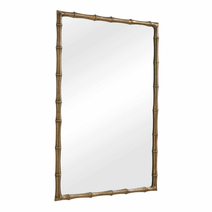 Brass Bamboo Rectangle Mirror